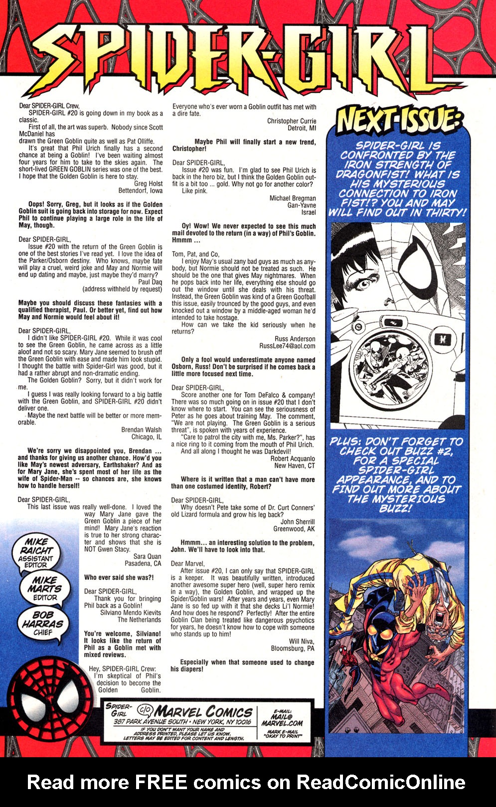 Read online Spider-Girl (1998) comic -  Issue #23 - 25