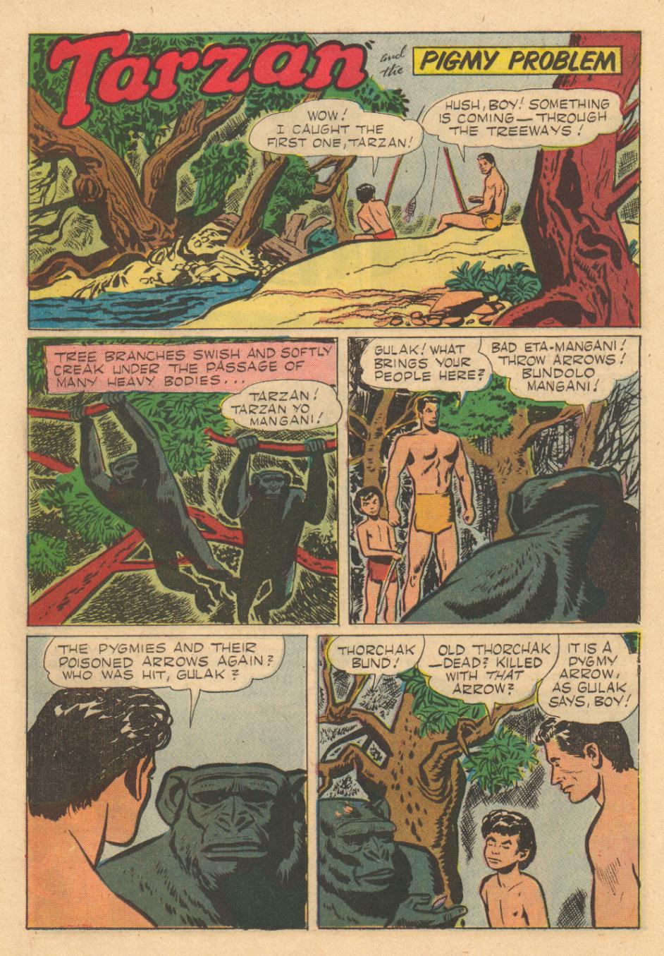 Read online Tarzan (1948) comic -  Issue #89 - 19