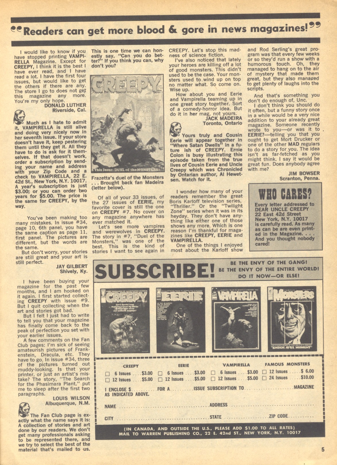 Creepy (1964) Issue #36 #36 - English 5