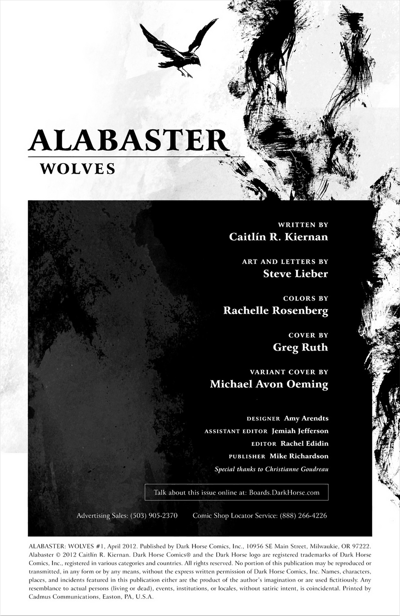 Read online Alabaster: Wolves comic -  Issue #1 - 2