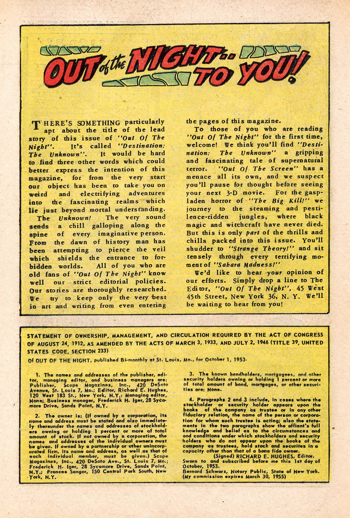 Read online Out of the Night comic -  Issue #14 - 18