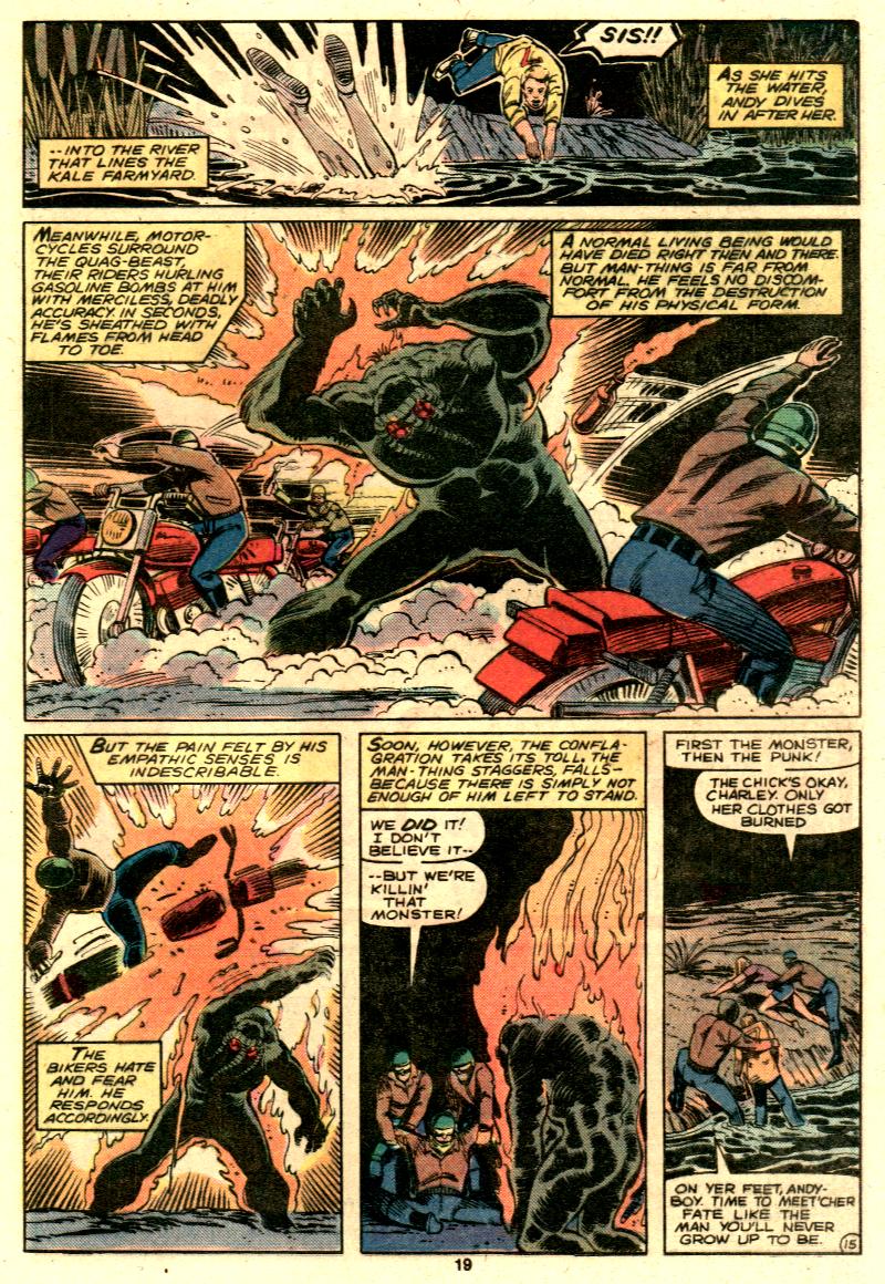 Read online Man-Thing (1979) comic -  Issue #10 - 16