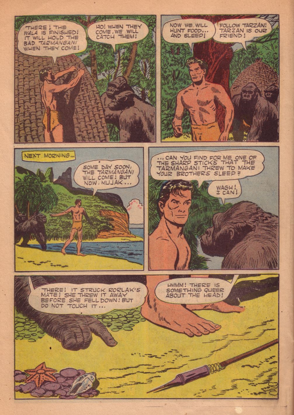 Read online Tarzan (1948) comic -  Issue #55 - 34