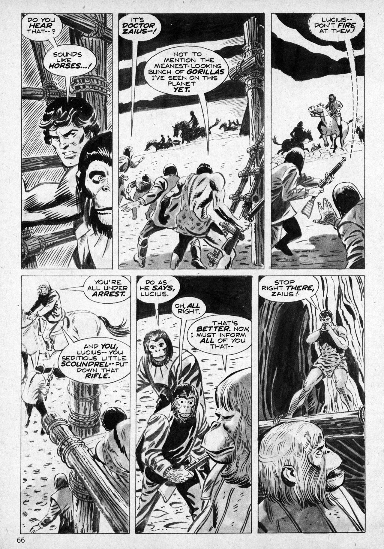 Read online Planet of the Apes comic -  Issue #5 - 62