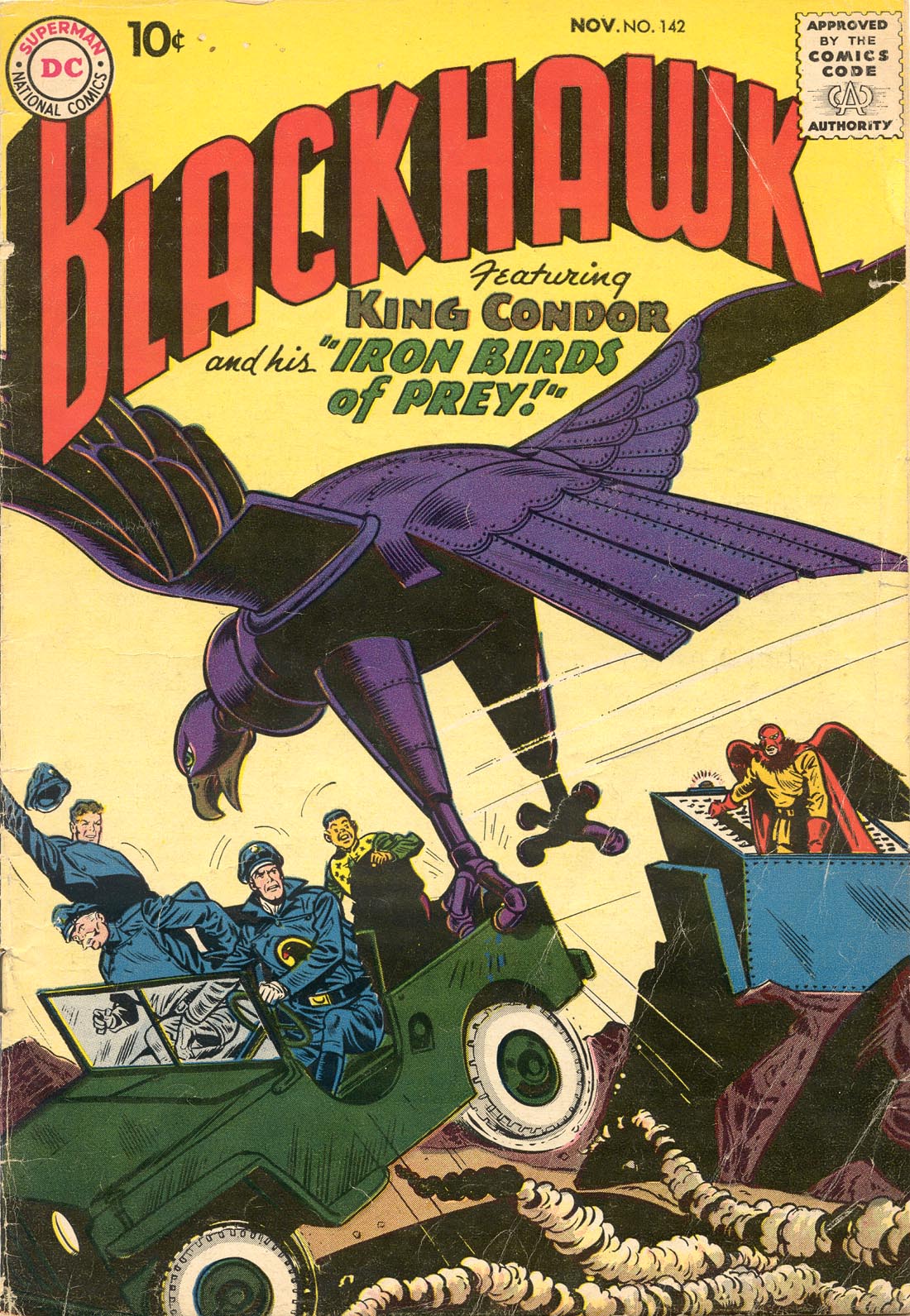 Read online Blackhawk (1957) comic -  Issue #142 - 1
