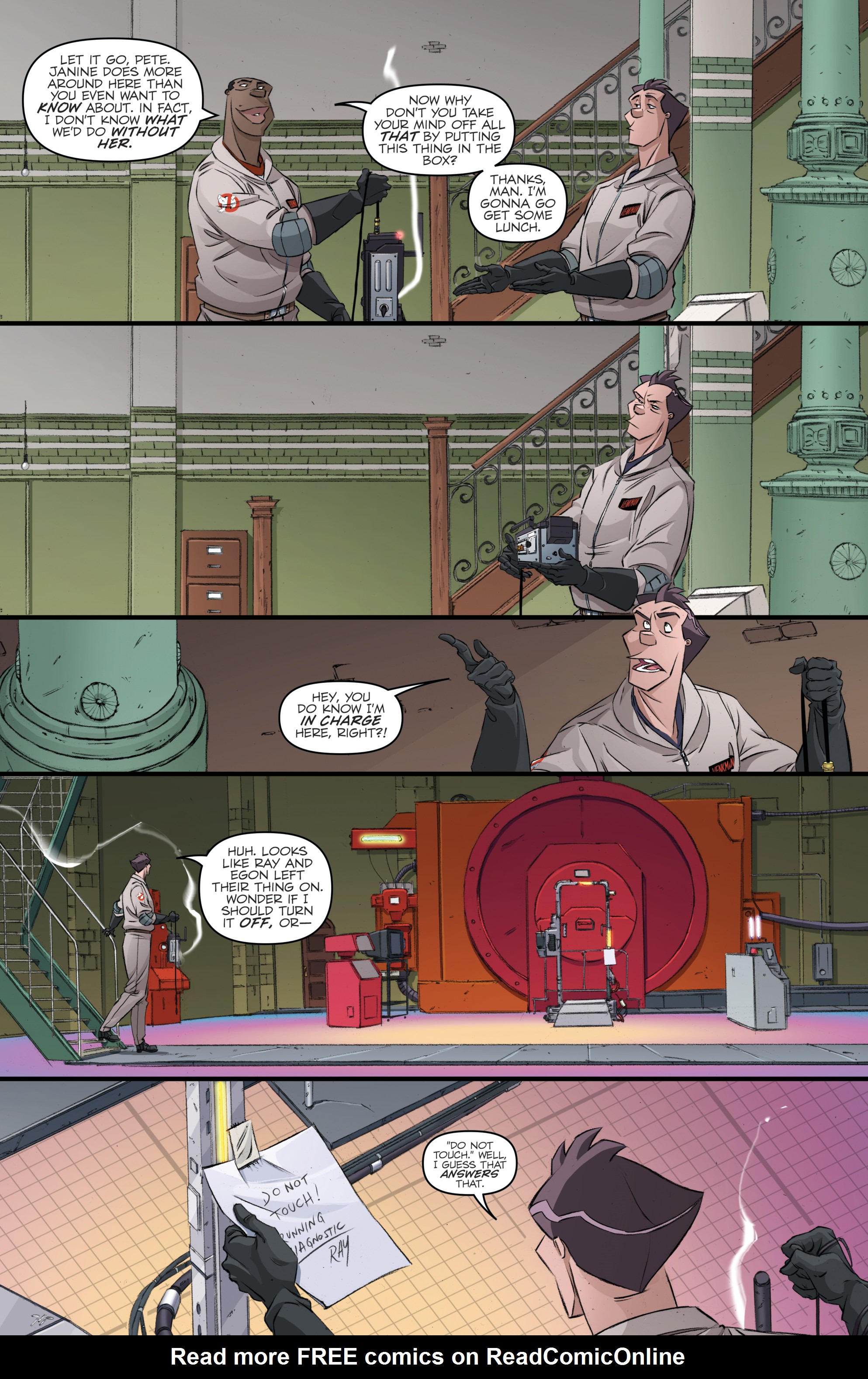 Read online Ghostbusters: Crossing Over comic -  Issue # _TPB - 67