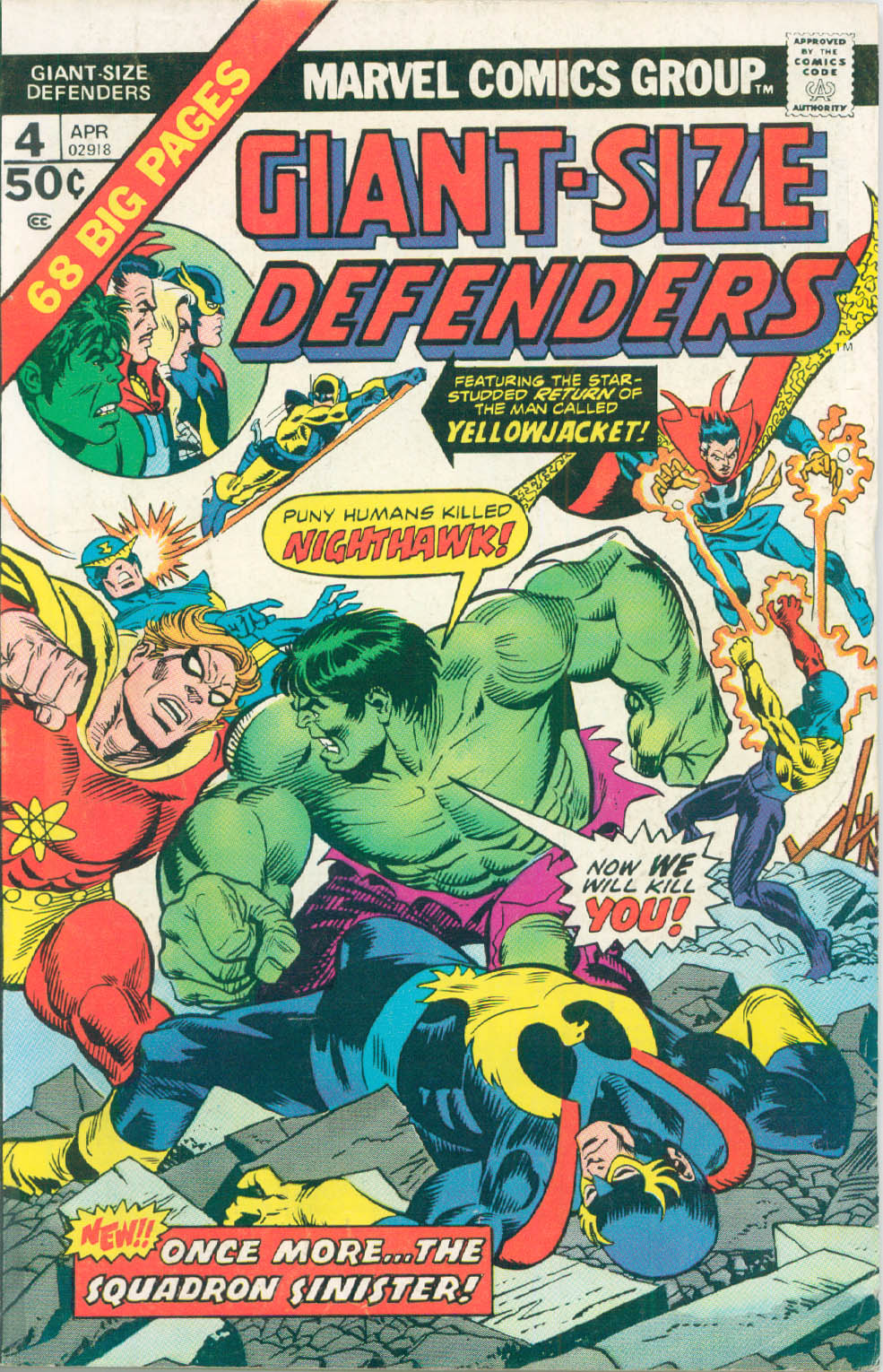 Read online Giant-Size Defenders comic -  Issue #4 - 1