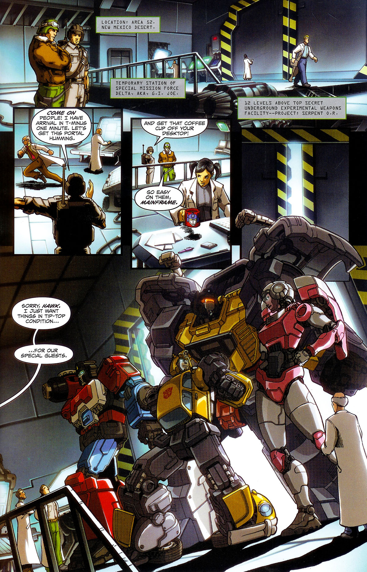 Read online G.I. Joe vs. The Transformers III: The Art of War comic -  Issue #1 - 8