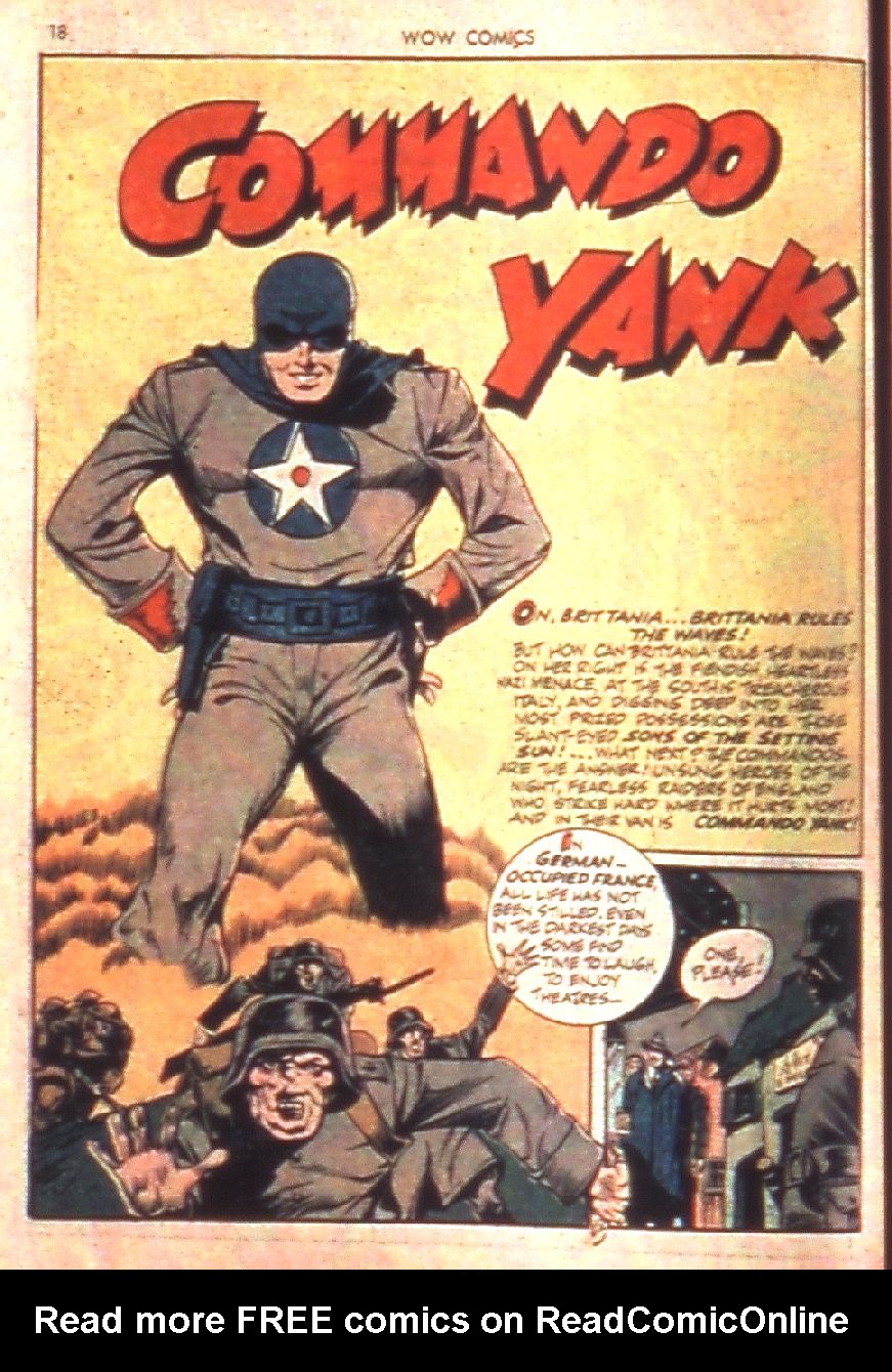 Read online Wow Comics comic -  Issue #7 - 18