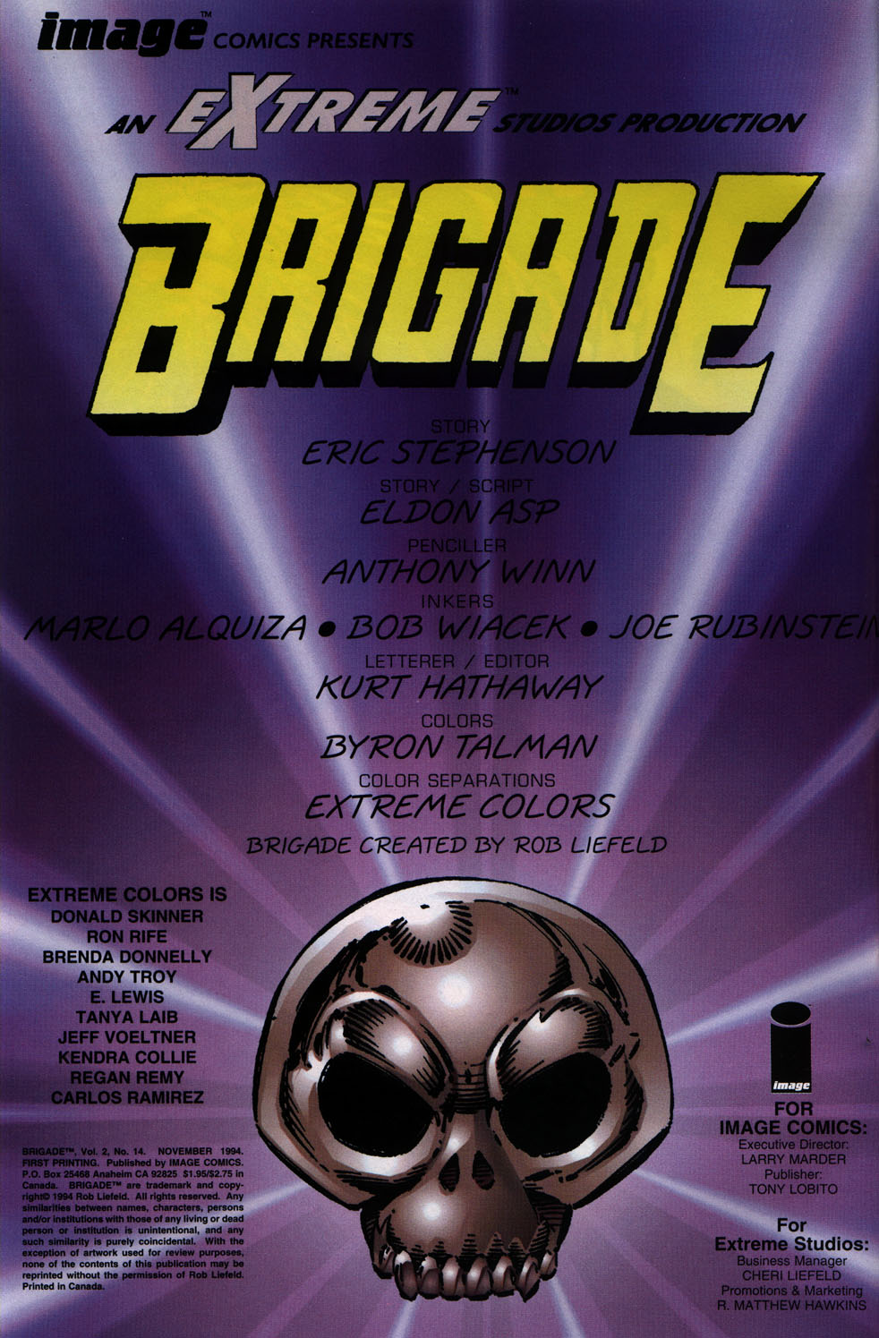 Read online Brigade (1993) comic -  Issue #14 - 2