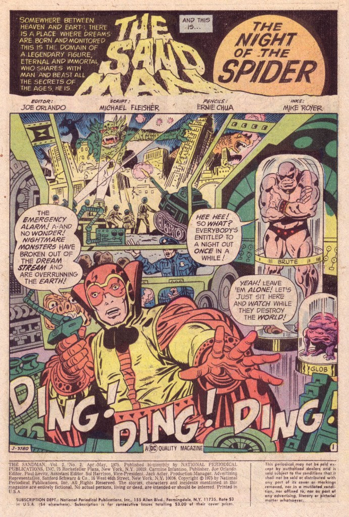 Read online The Sandman (1974) comic -  Issue #2 - 3