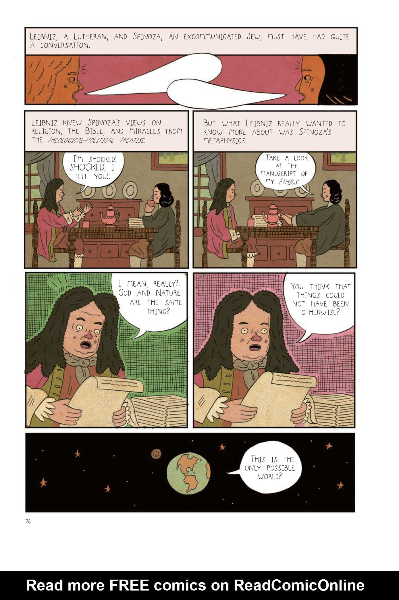 Read online Heretics!: The Wondrous (and Dangerous) Beginnings of Modern Philosophy comic -  Issue # TPB (Part 1) - 77