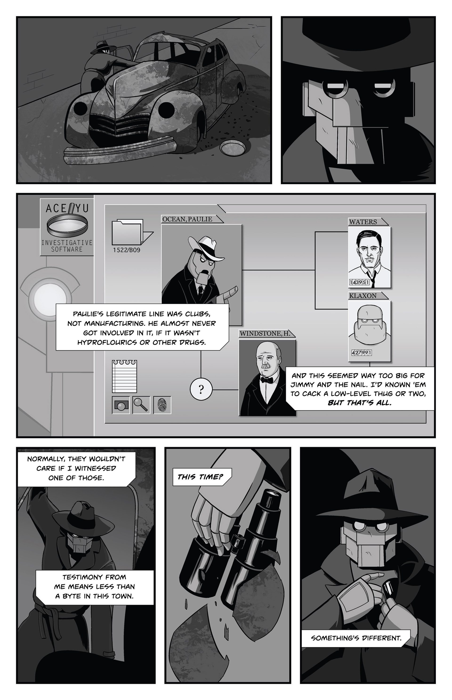 Read online Copernicus Jones: Robot Detective comic -  Issue #1 - 13