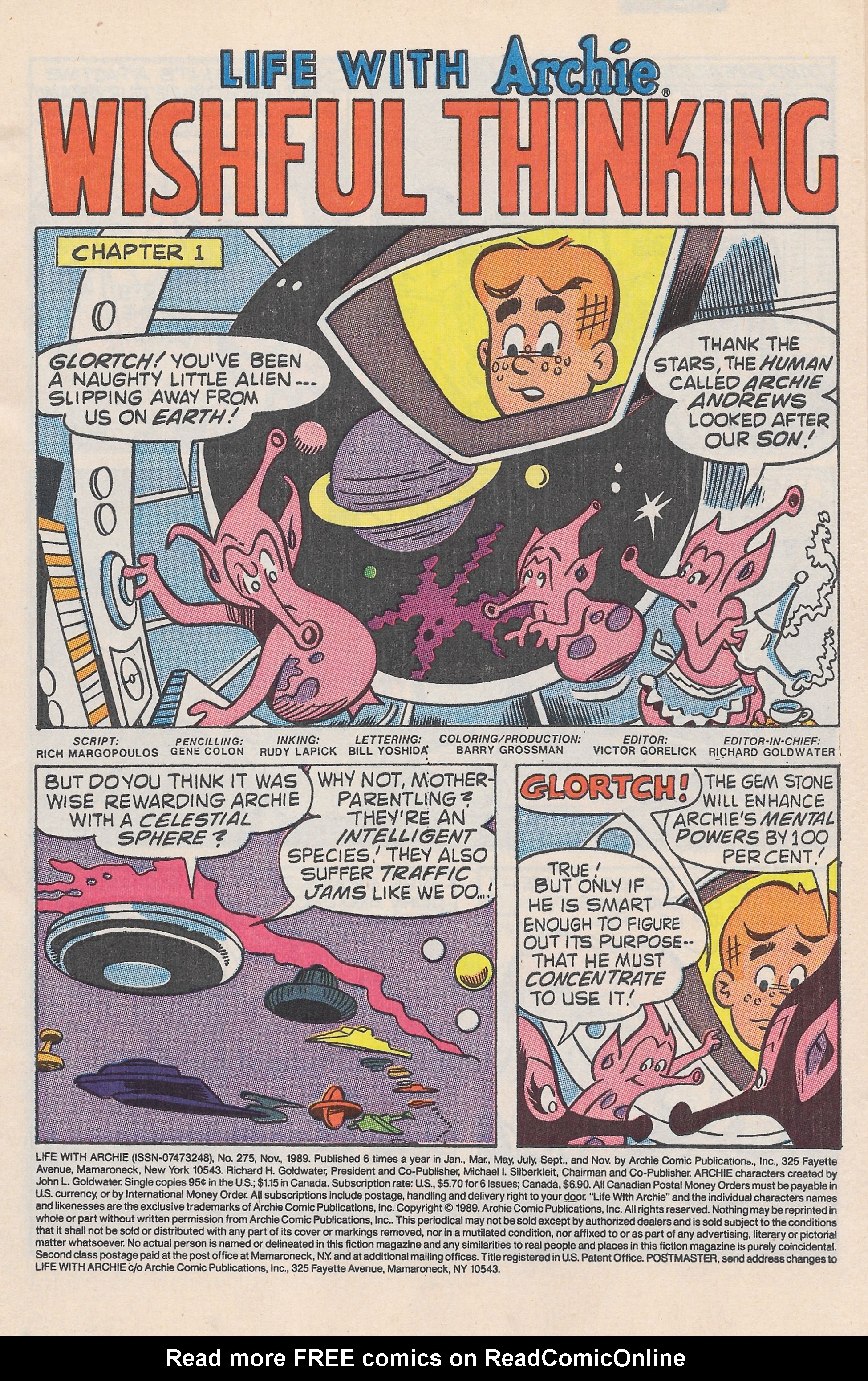 Read online Life With Archie (1958) comic -  Issue #275 - 3