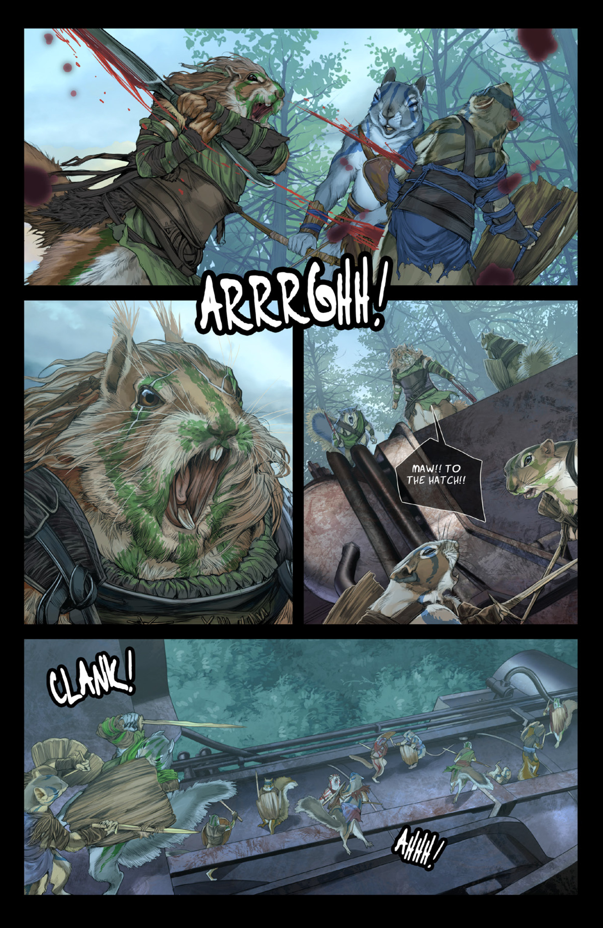 Read online Squarriors (2016) comic -  Issue #4 - 18