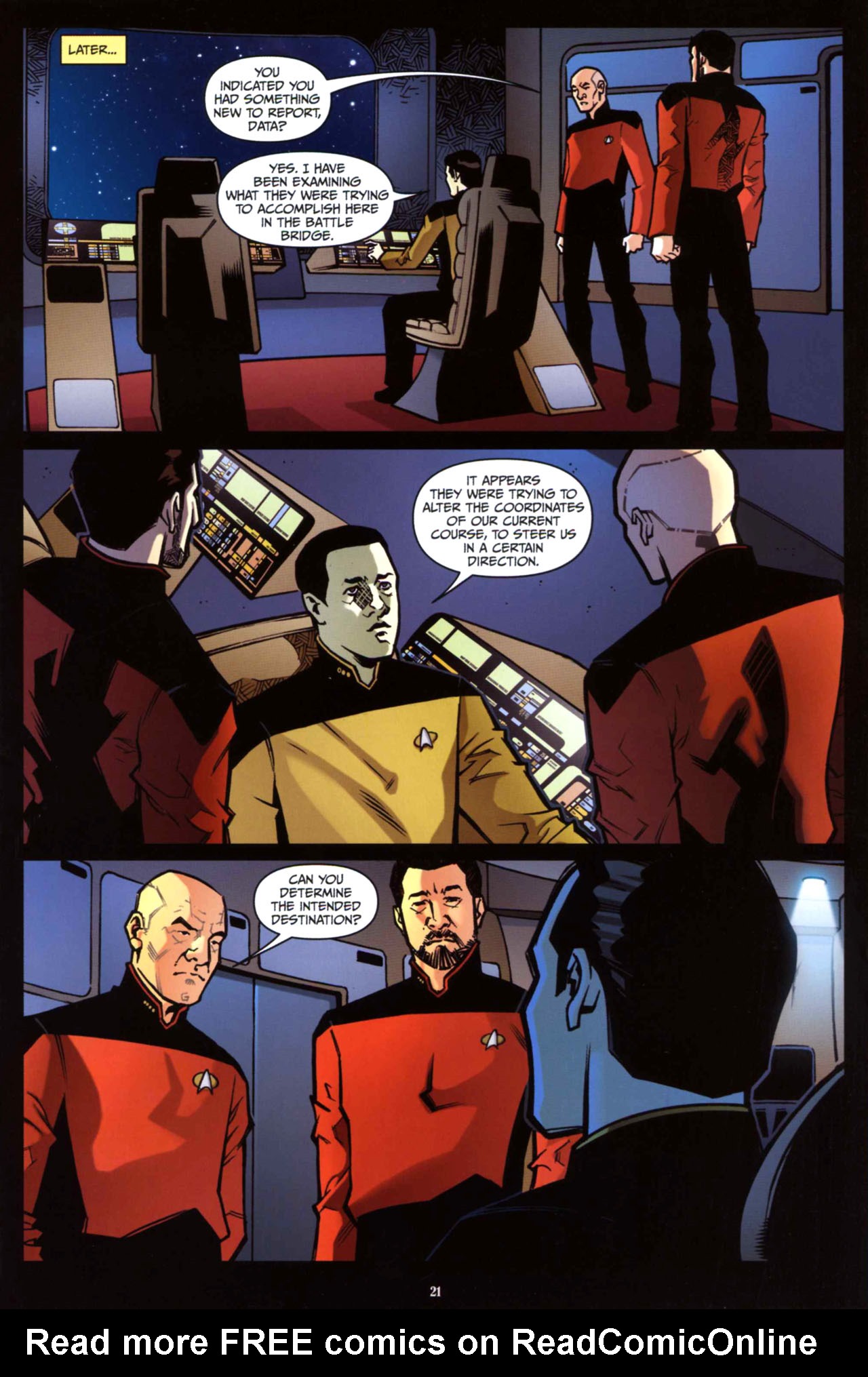 Read online Star Trek: The Next Generation: Intelligence Gathering comic -  Issue #4 - 23