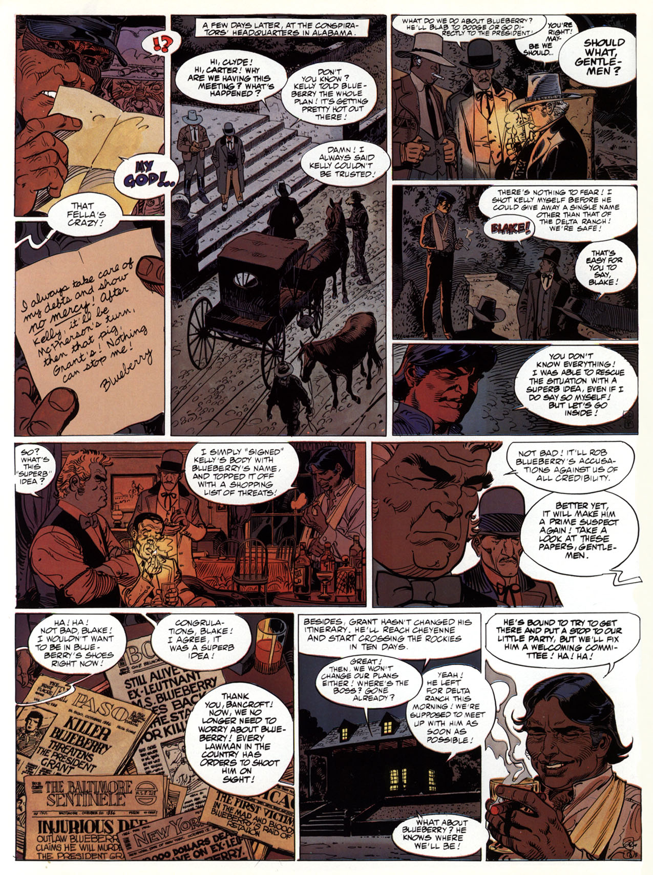 Read online Epic Graphic Novel: Blueberry comic -  Issue #5 - 70