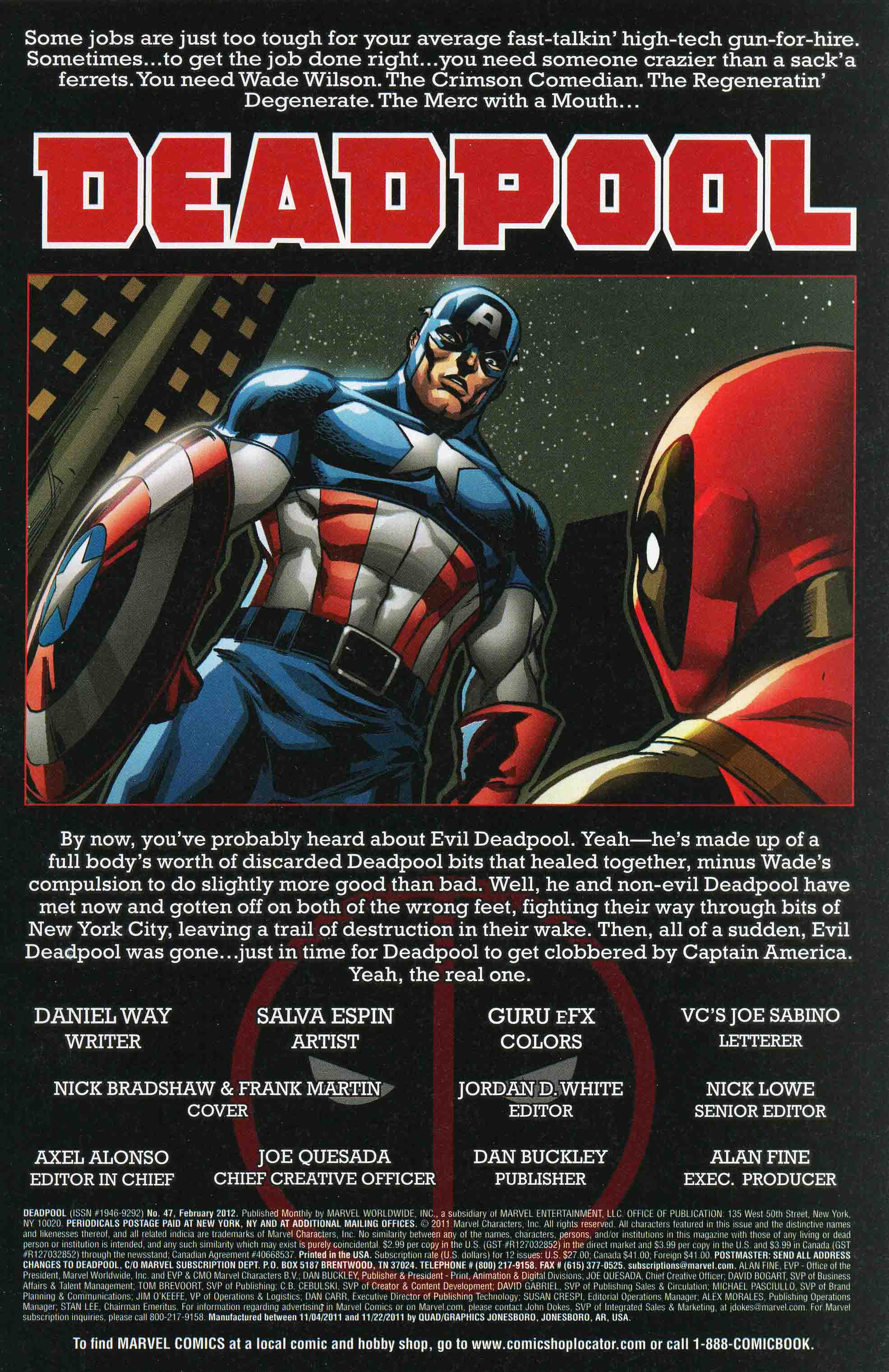 Read online Deadpool (2008) comic -  Issue #47 - 2