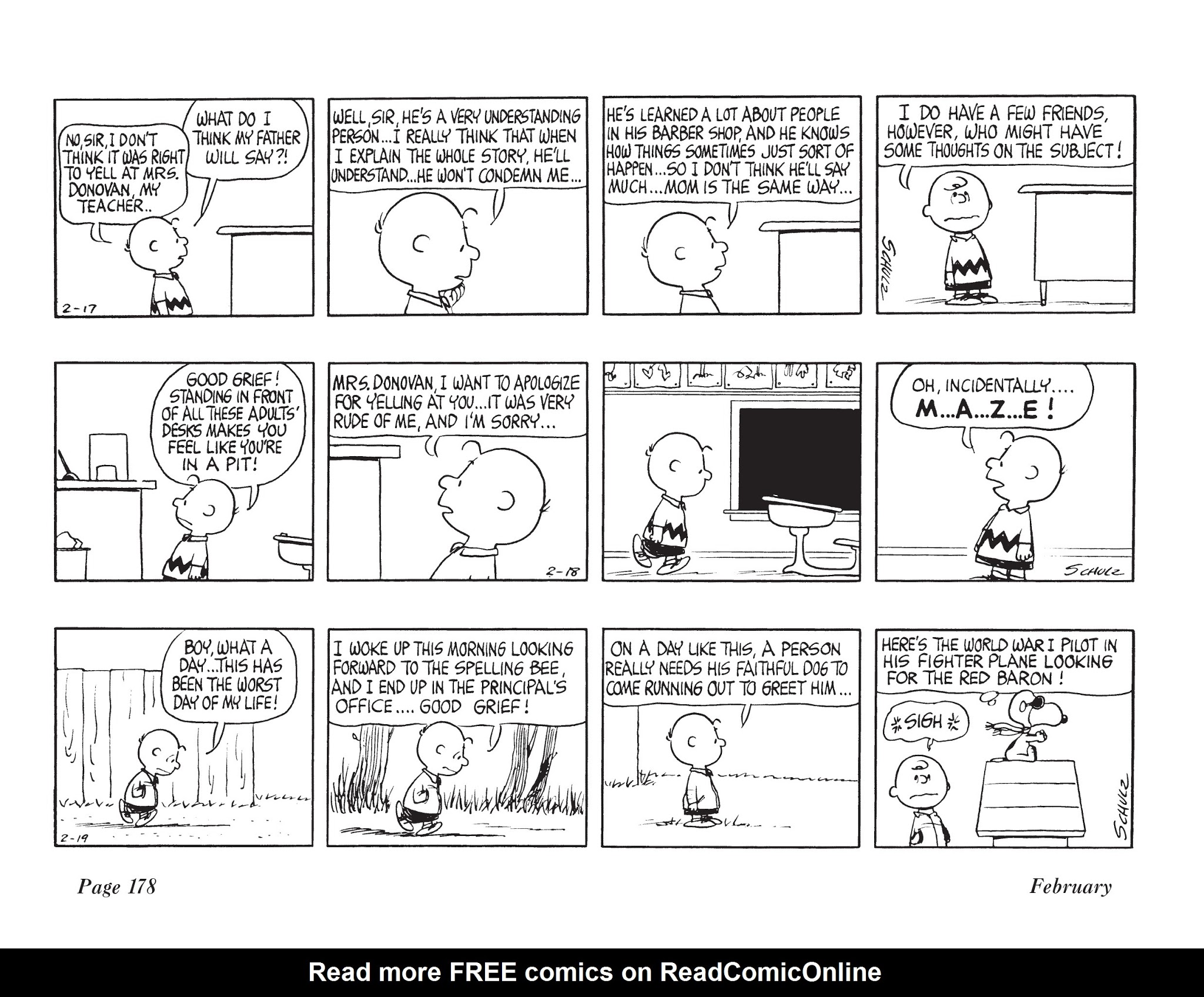 Read online The Complete Peanuts comic -  Issue # TPB 8 - 190