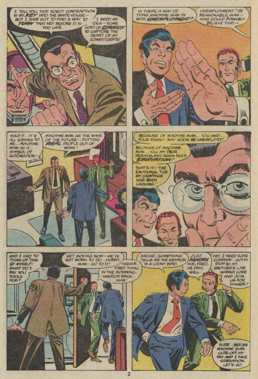 Read online Machine Man (1978) comic -  Issue #14 - 3
