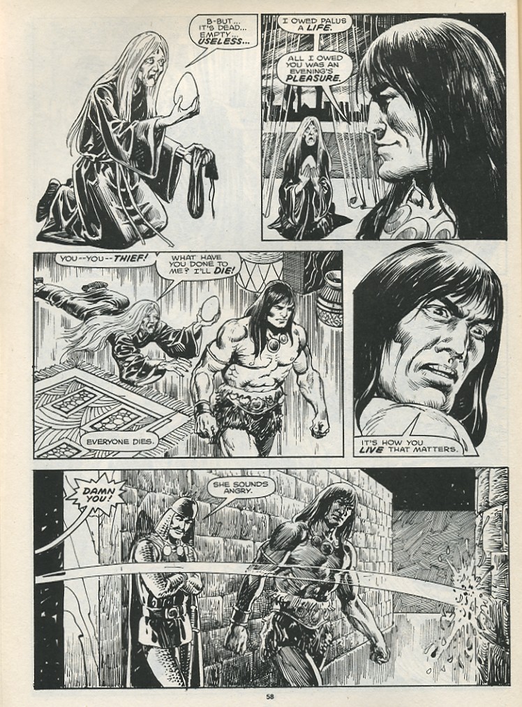 Read online The Savage Sword Of Conan comic -  Issue #174 - 60