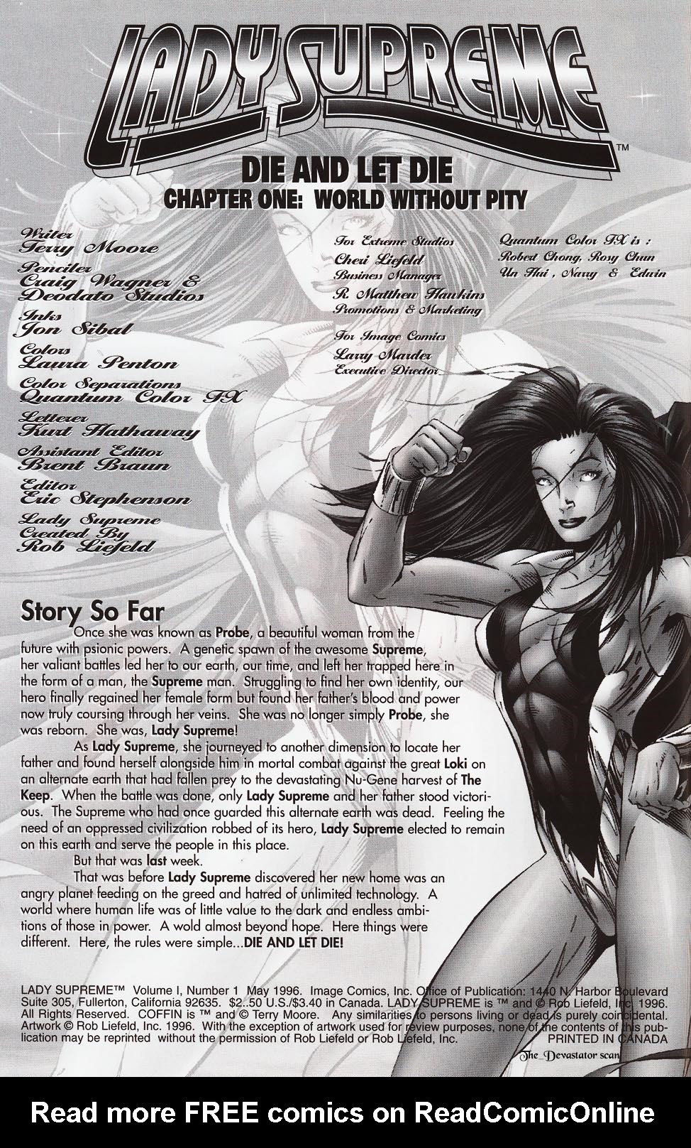 Read online Lady Supreme comic -  Issue #1 - 2