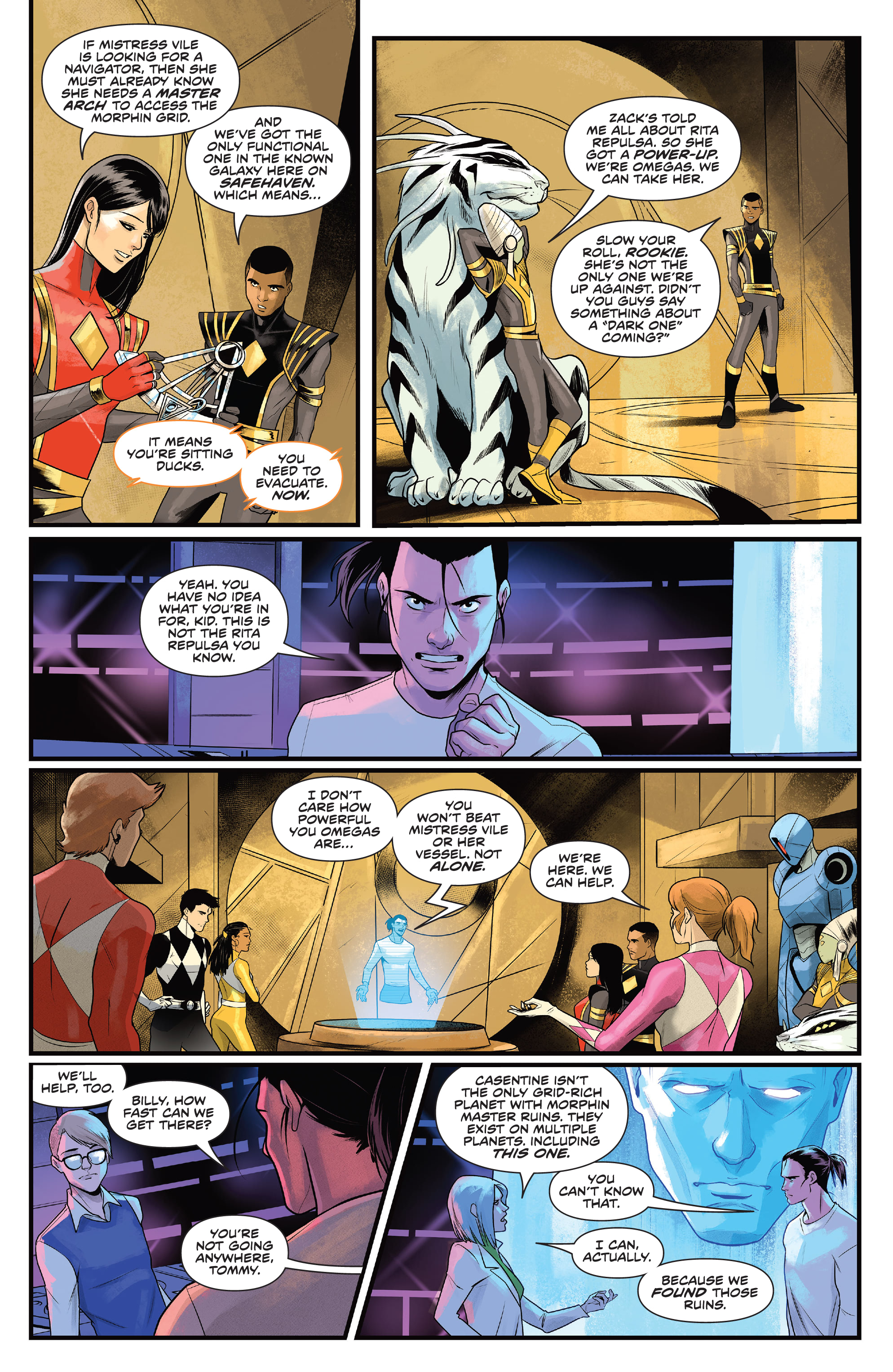 Read online Mighty Morphin Power Rangers comic -  Issue #106 - 7