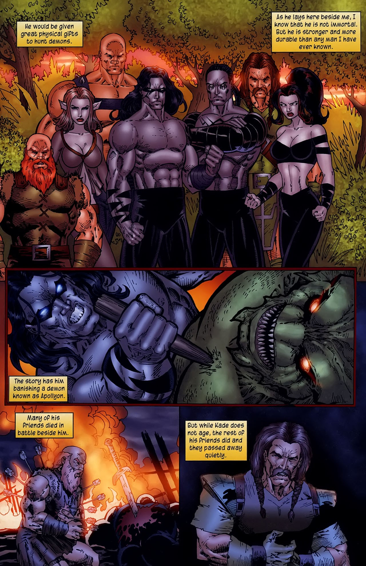 Read online Kade: Shiva's Sun comic -  Issue #0 - 7