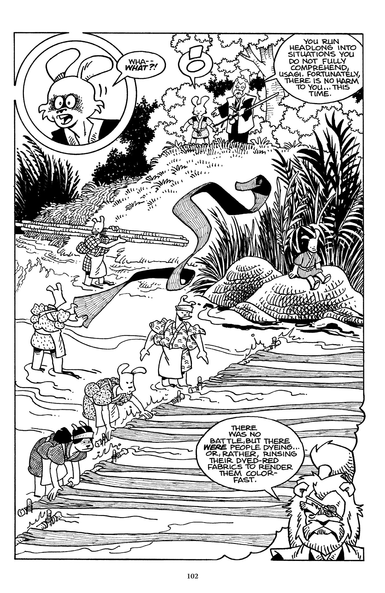 Read online The Usagi Yojimbo Saga comic -  Issue # TPB 3 - 100