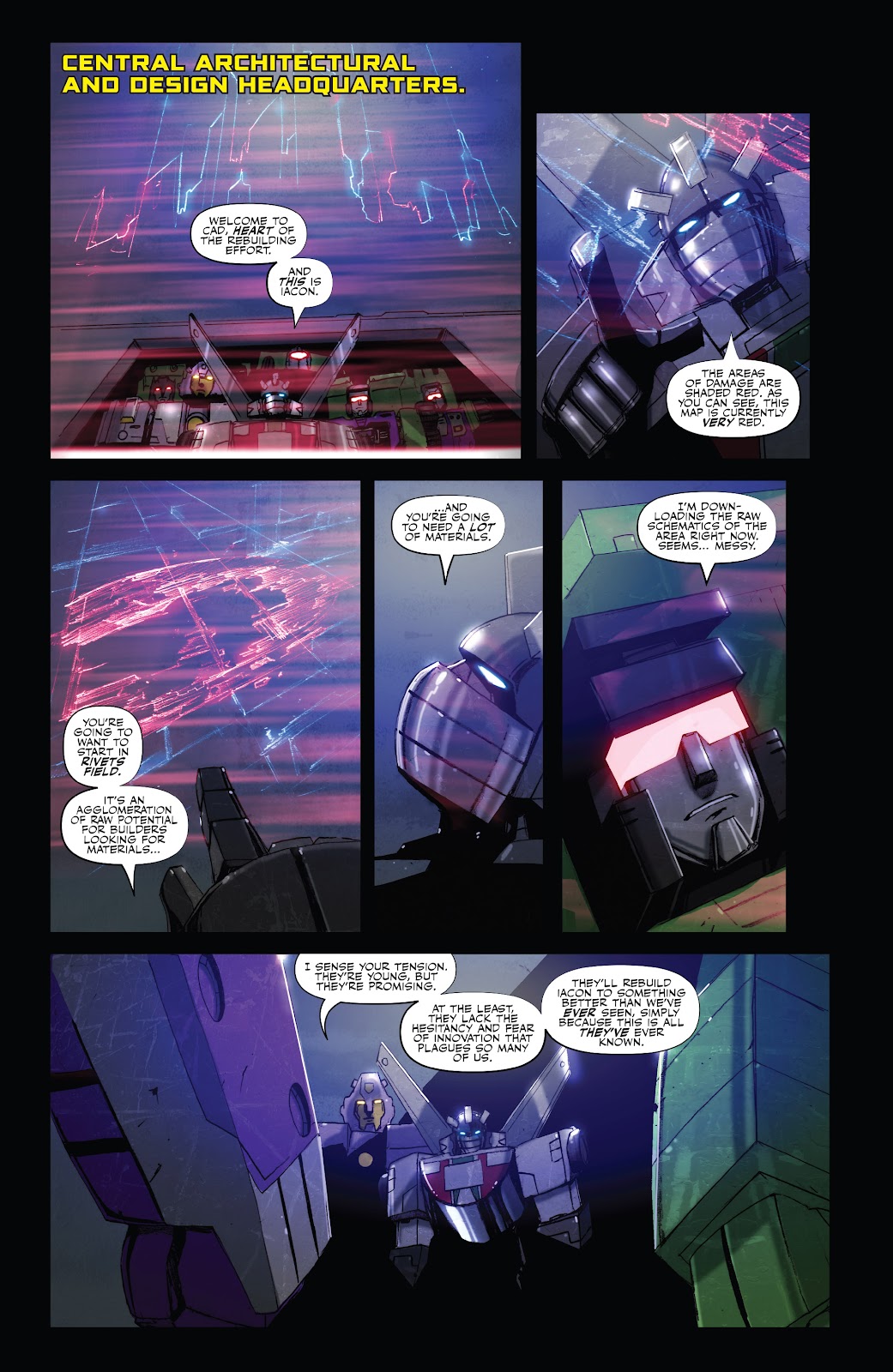 Read online Transformers Galaxies comic Issue 1