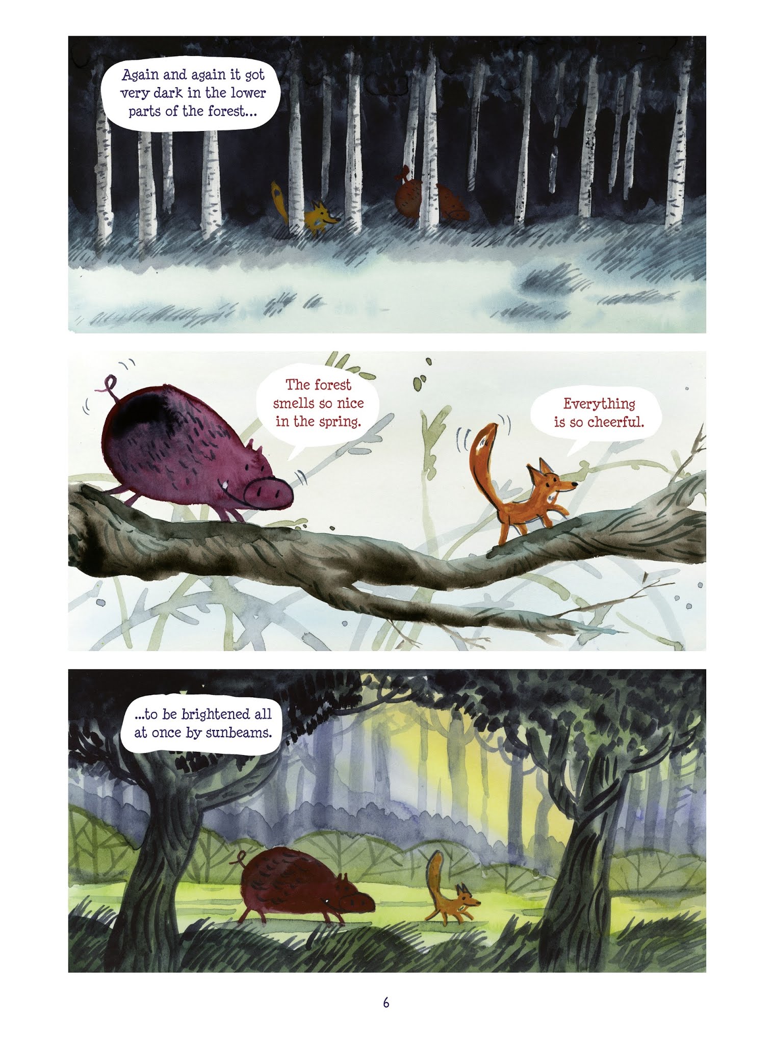 Read online Tiny Fox and Great Boar comic -  Issue #3 - 6