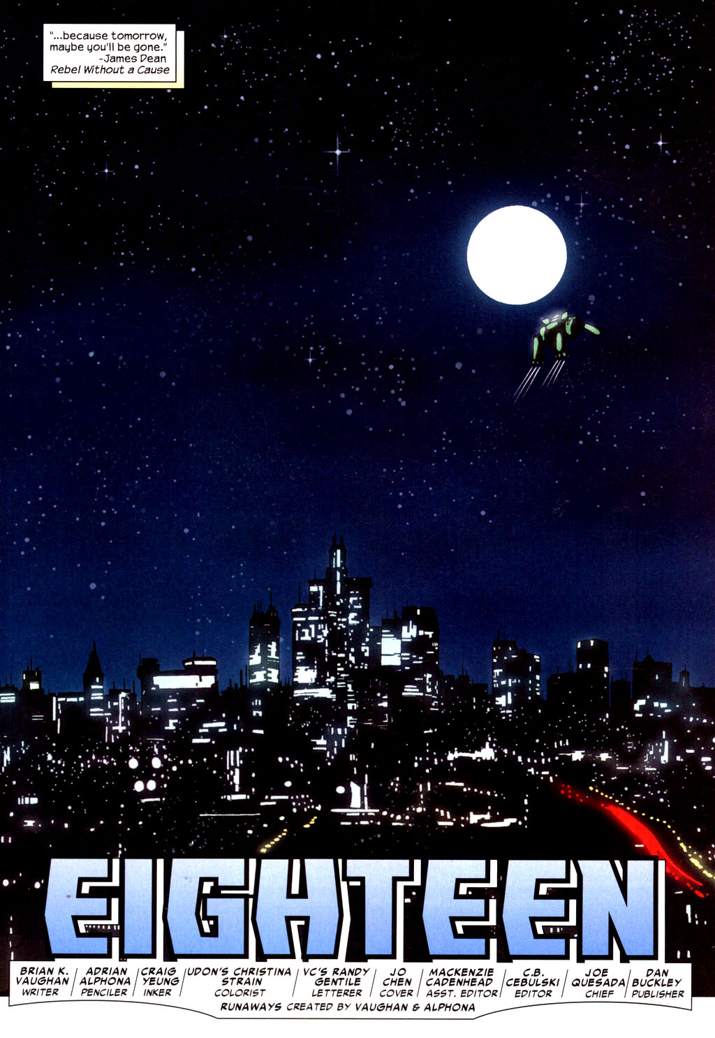 Read online Runaways (2003) comic -  Issue #18 - 24