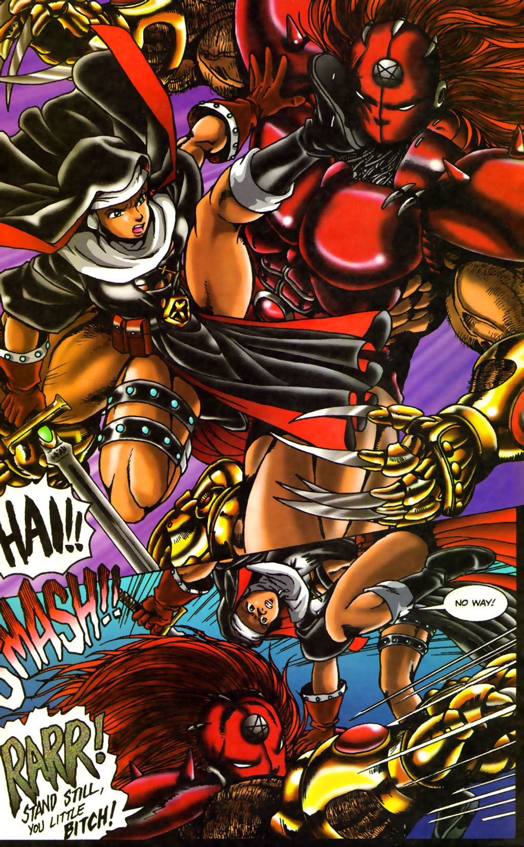 Read online Warrior Nun Areala (1994) comic -  Issue #2 - 17