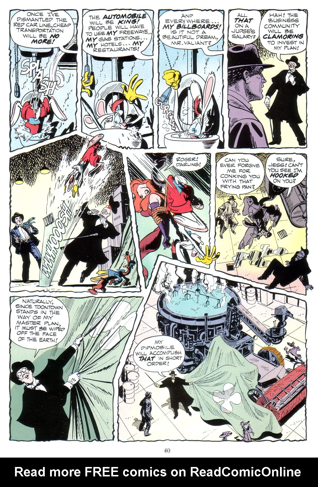 Read online Marvel Graphic Novel comic -  Issue #41 - Who Framed Roger Rabbit - 42