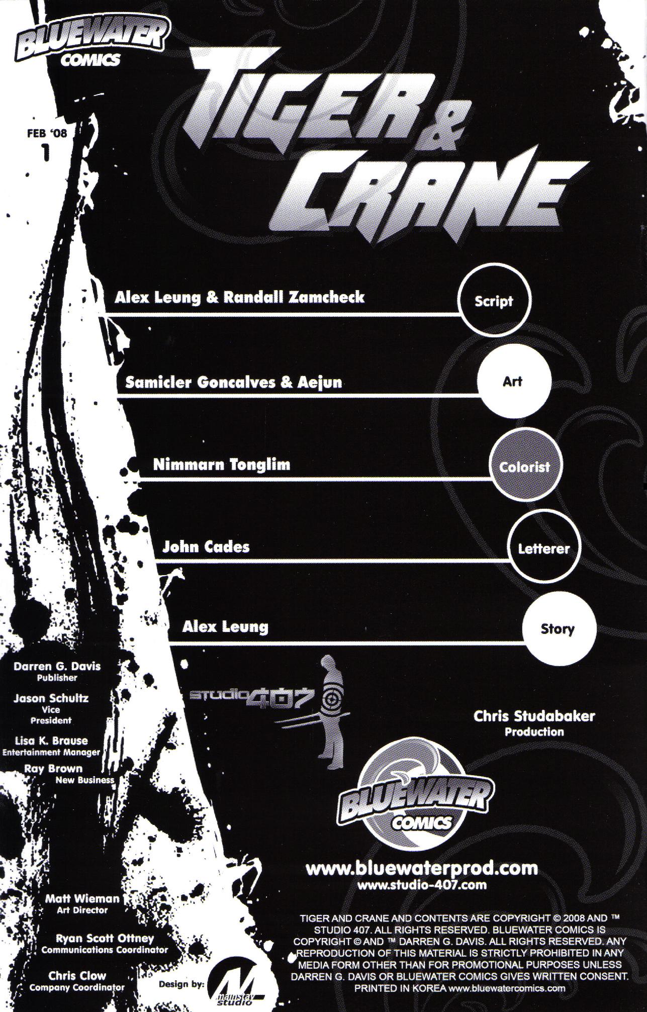 Read online Tiger & Crane comic -  Issue #1 - 2