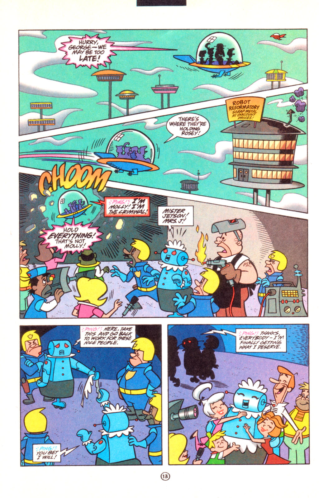 Read online The Flintstones and the Jetsons comic -  Issue #9 - 14