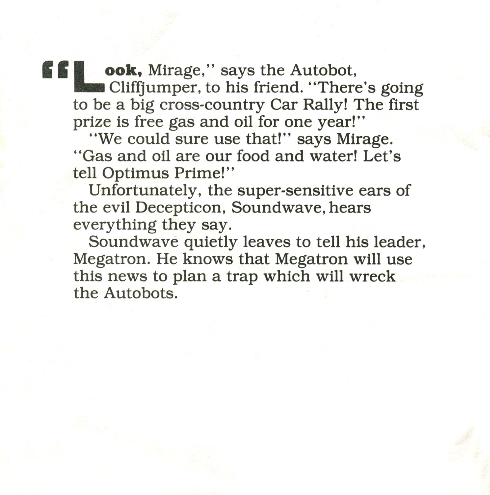 Read online The Transformers: The Great Car Rally comic -  Issue # Full - 5