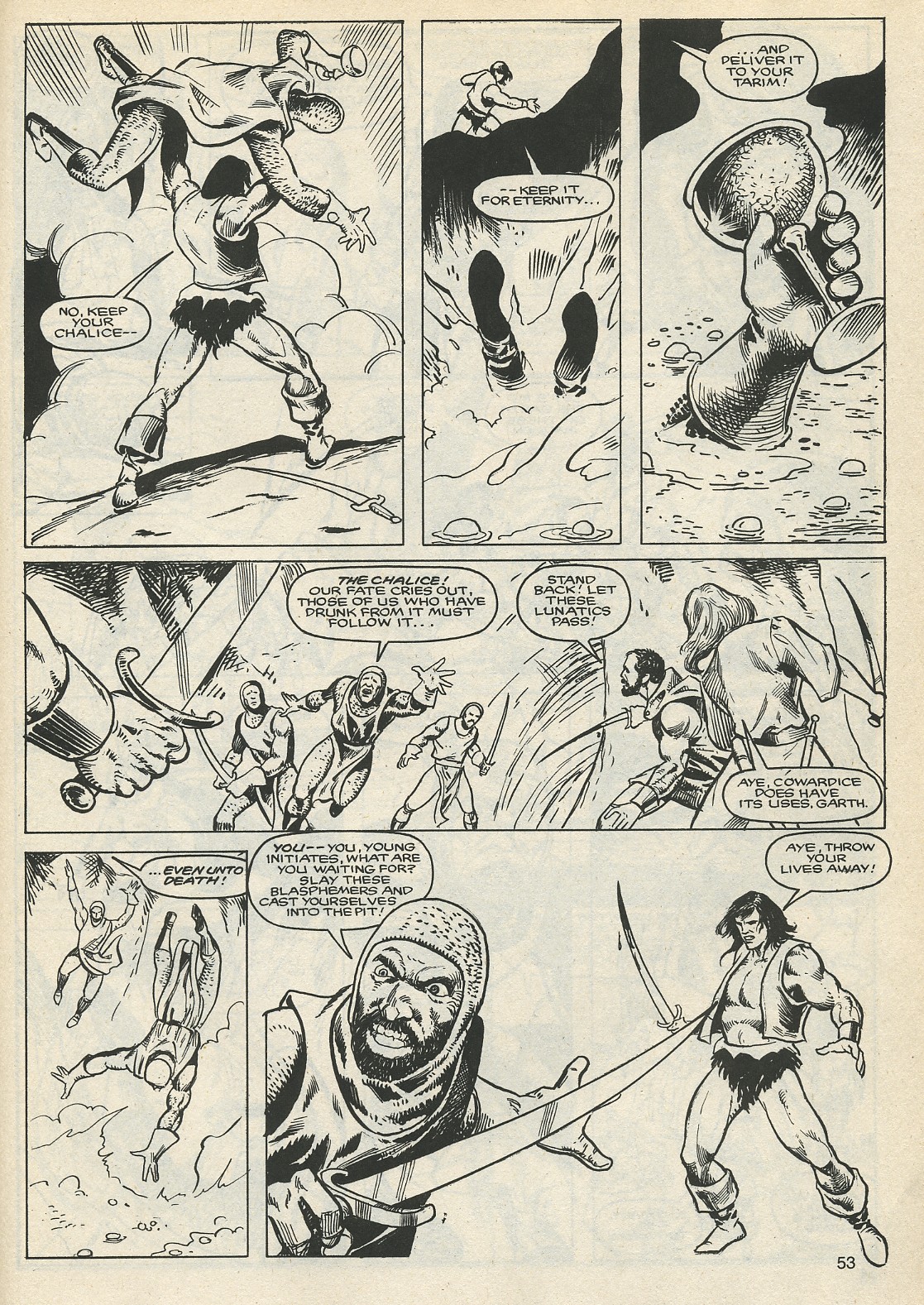 Read online The Savage Sword Of Conan comic -  Issue #127 - 53