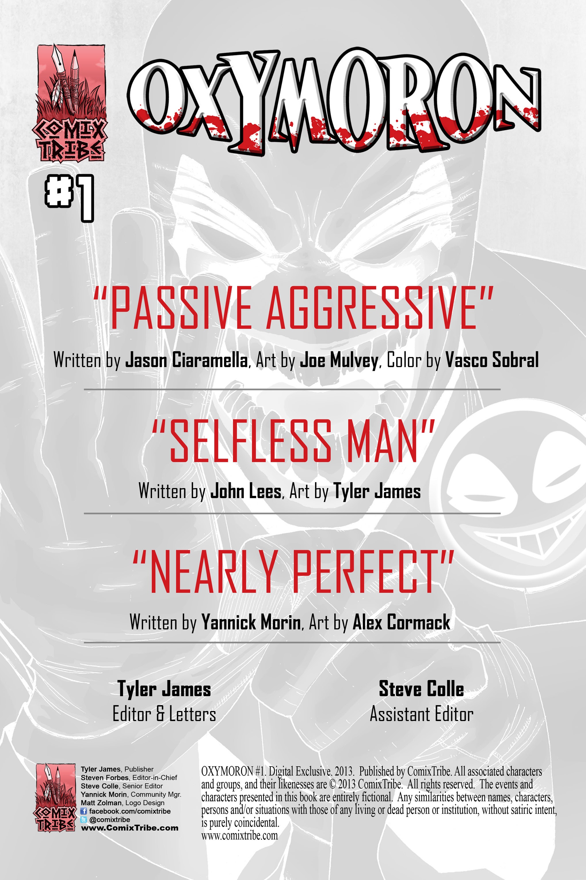 Read online Oxymoron comic -  Issue #1 - 2