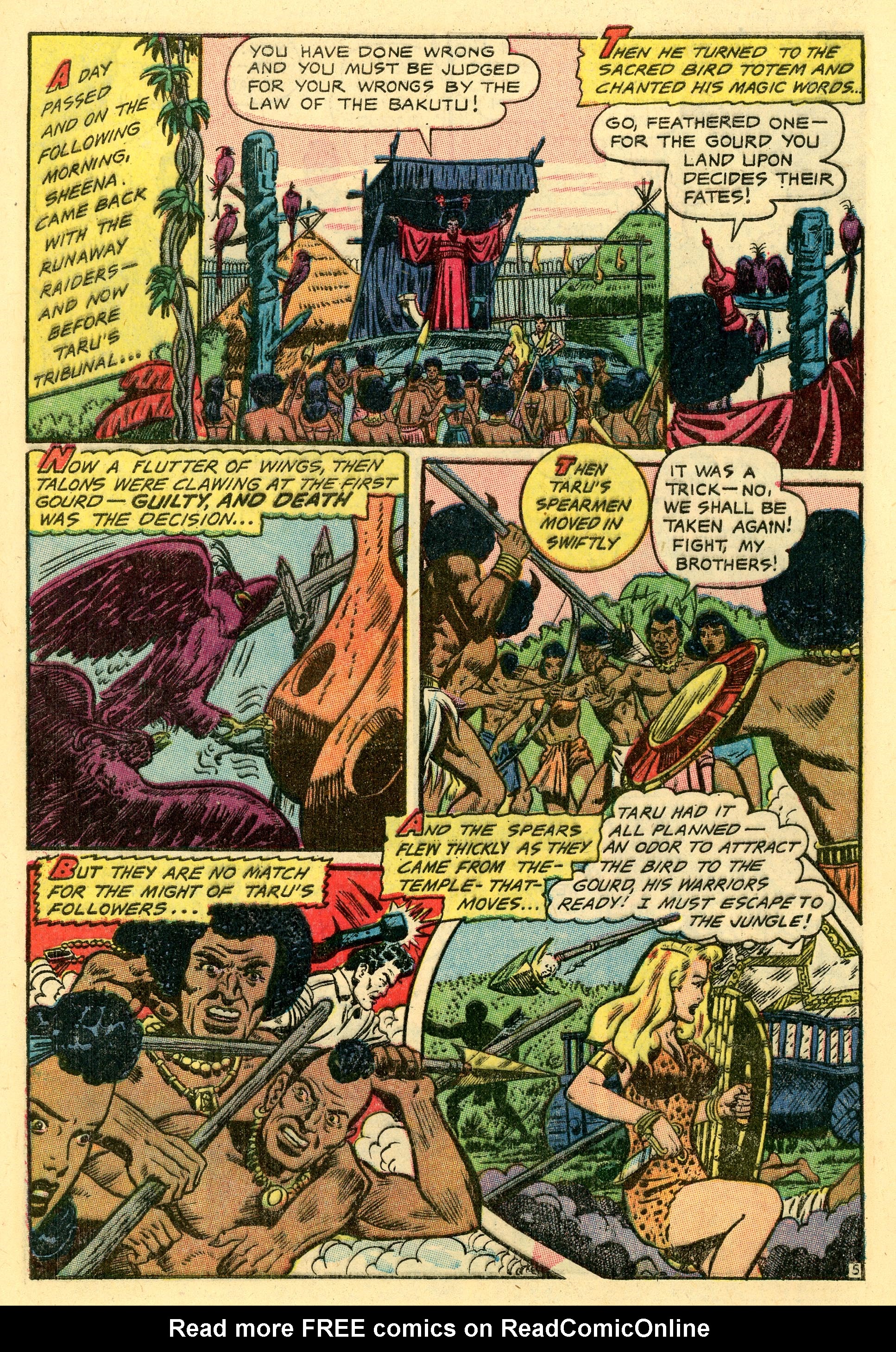 Read online Sheena, Queen of the Jungle (1942) comic -  Issue #17 - 8