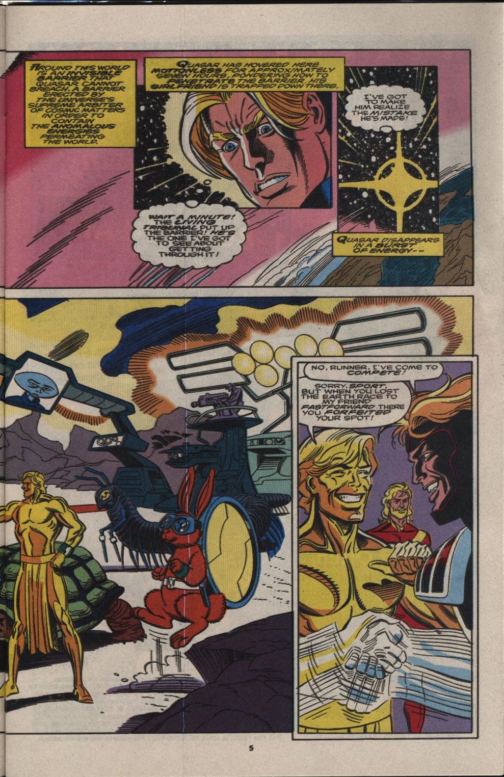 Read online Quasar comic -  Issue #58 - 6