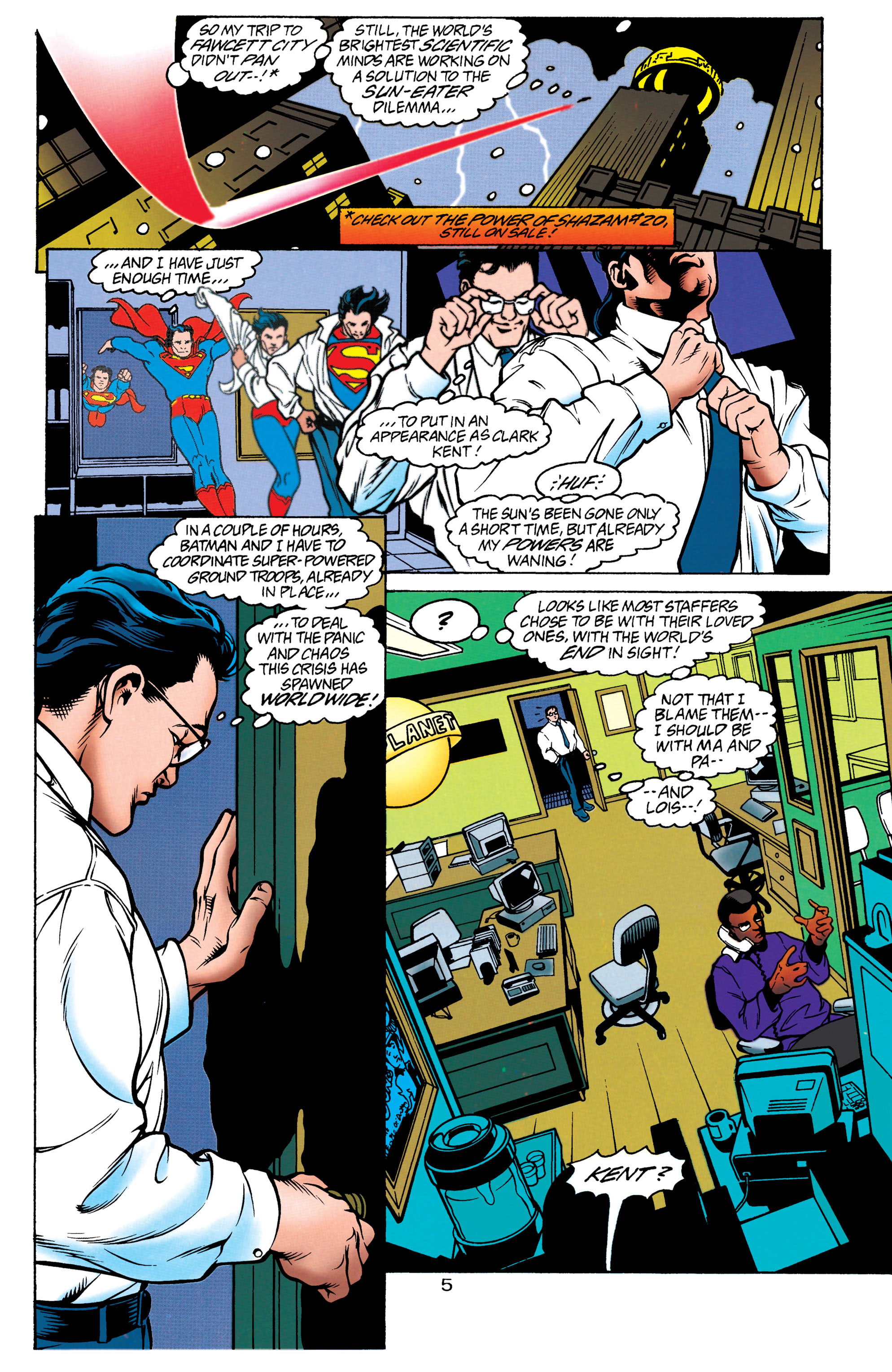 Read online Adventures of Superman (1987) comic -  Issue #540 - 6