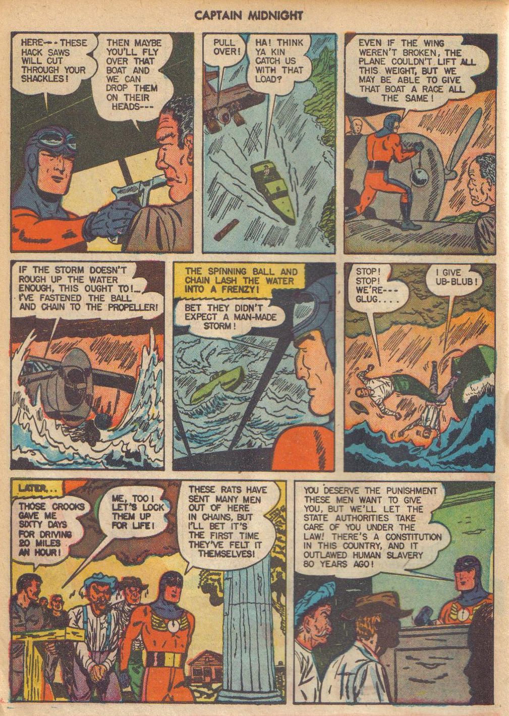 Read online Captain Midnight (1942) comic -  Issue #42 - 10