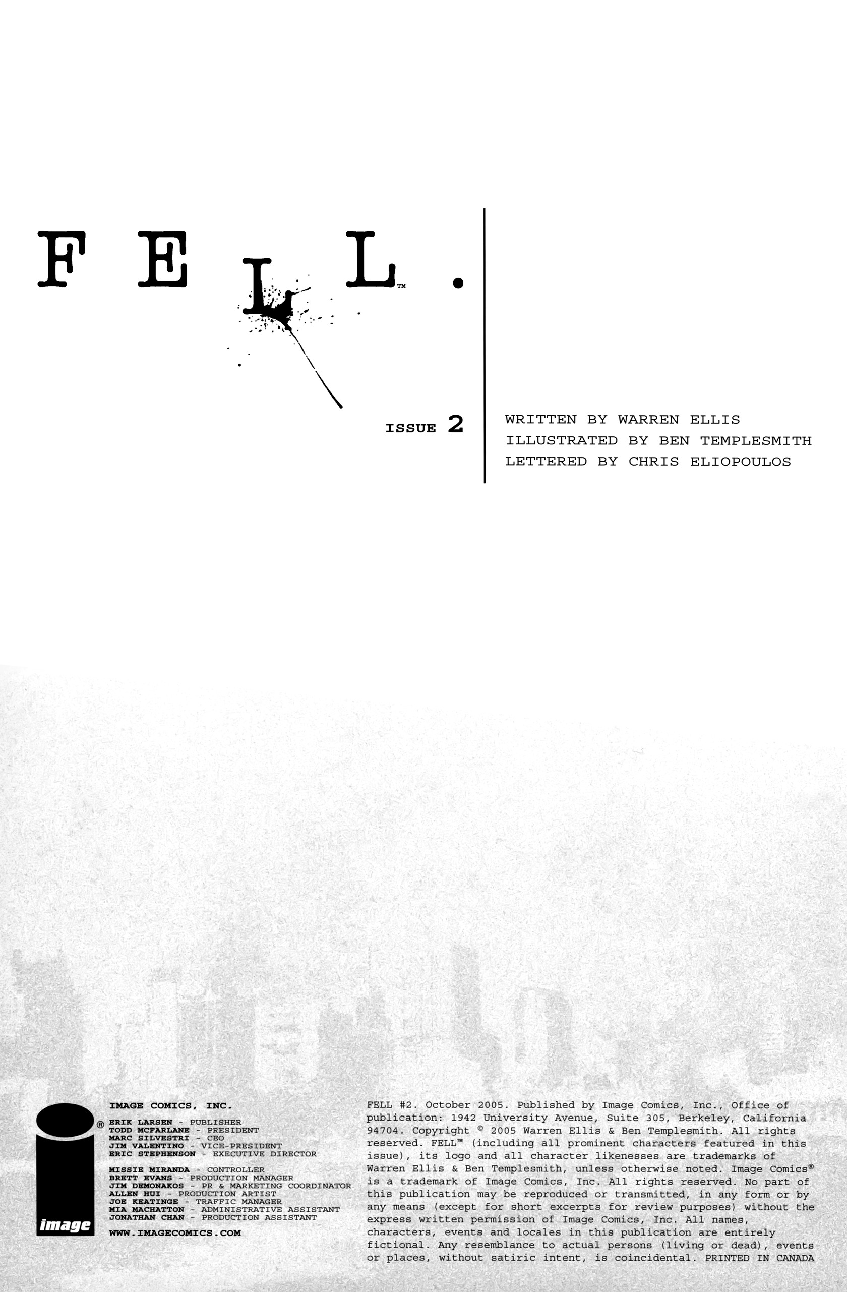 Read online Fell comic -  Issue #2 - 2