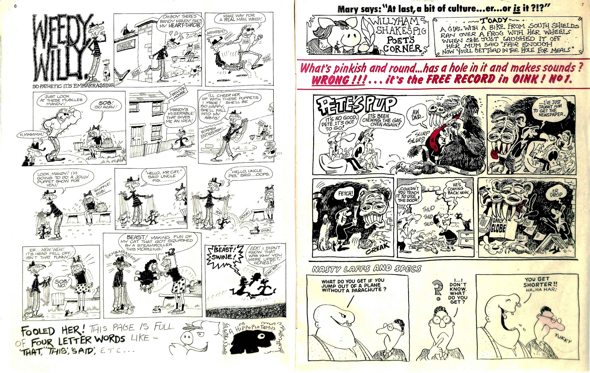 Read online Oink! comic -  Issue #0 - 4