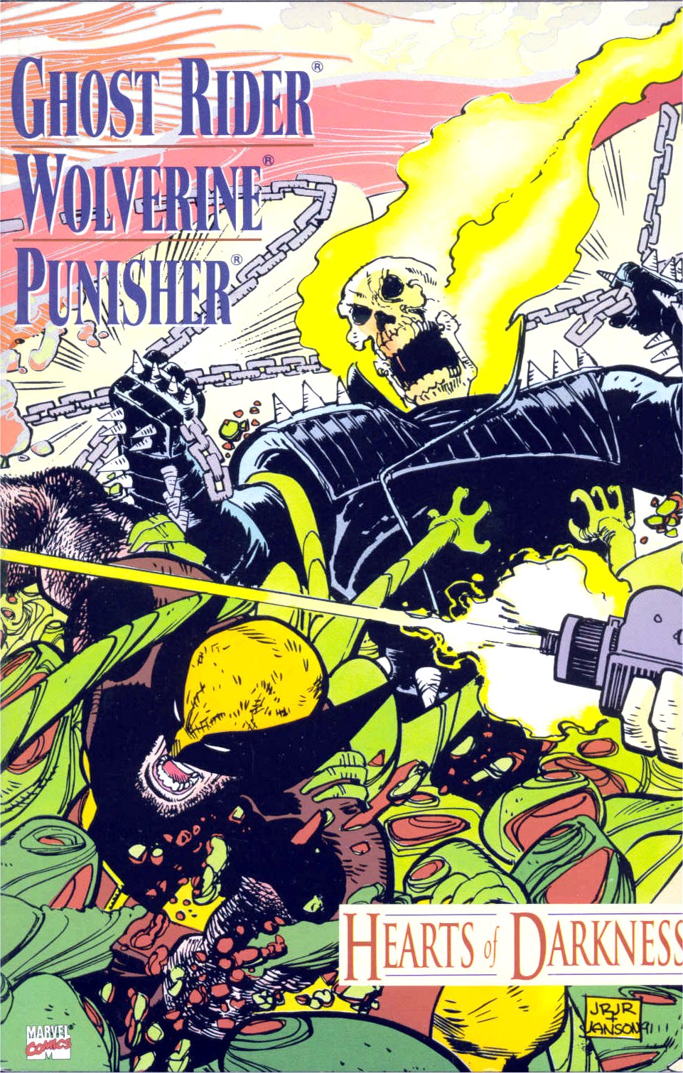 Ghost Rider; Wolverine; Punisher: Hearts of Darkness 1 Page 1