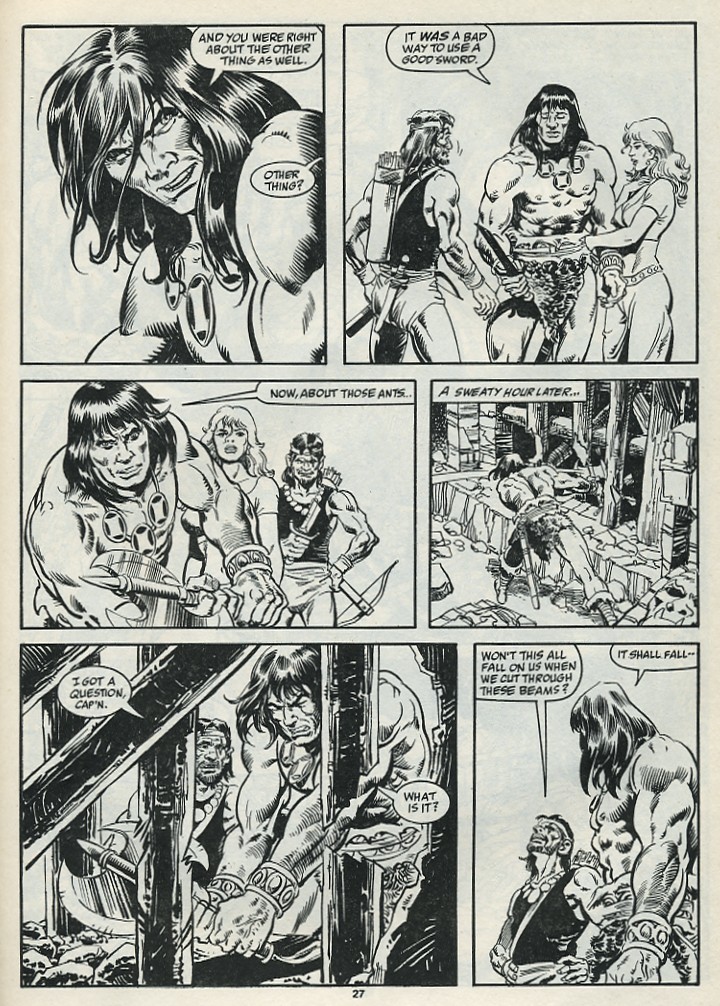 Read online The Savage Sword Of Conan comic -  Issue #182 - 29