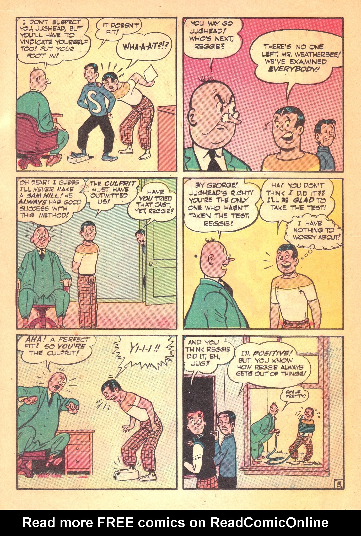 Read online Archie's Rival Reggie comic -  Issue #5 - 14