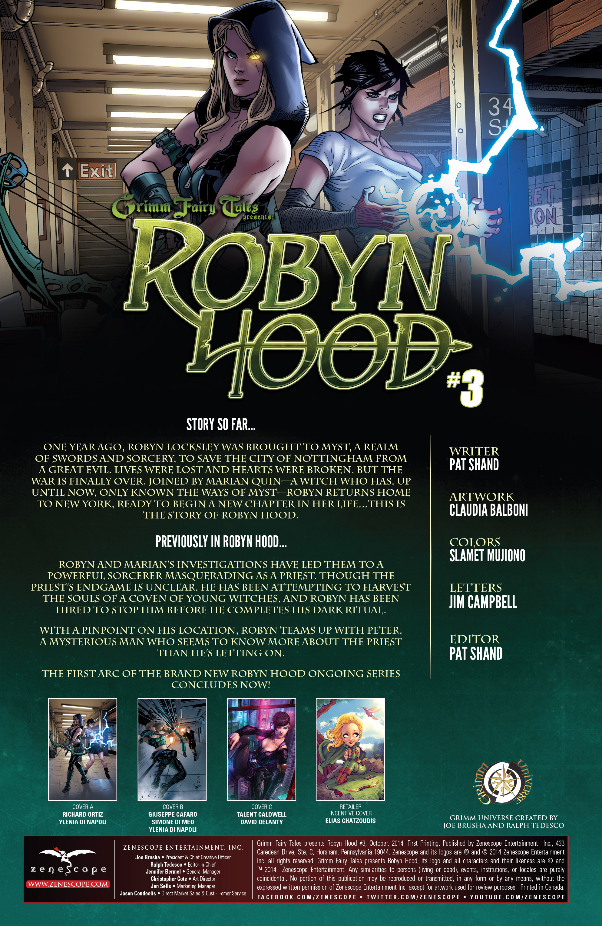 Read online Grimm Fairy Tales presents Robyn Hood (2014) comic -  Issue #3 - 2