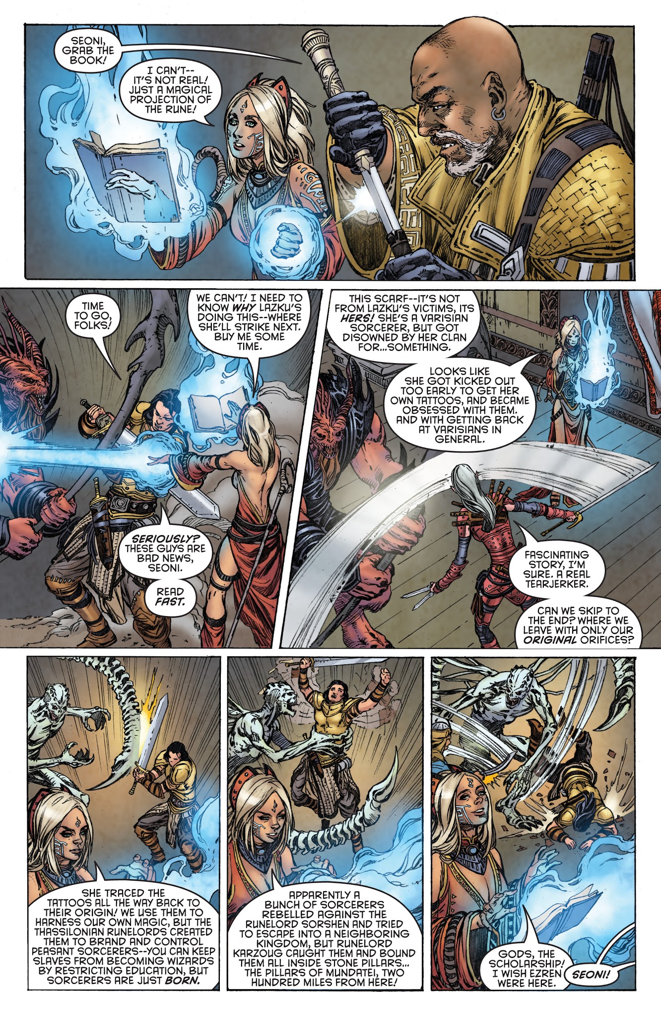 Read online Pathfinder: Runescars comic -  Issue #2 - 19
